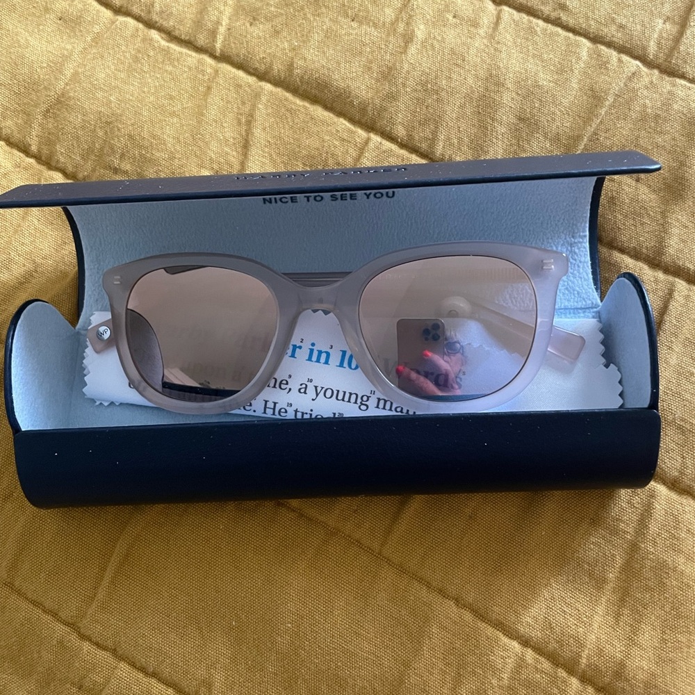 Warby Parker Sunglasses- Laurel in Rose Quartz
